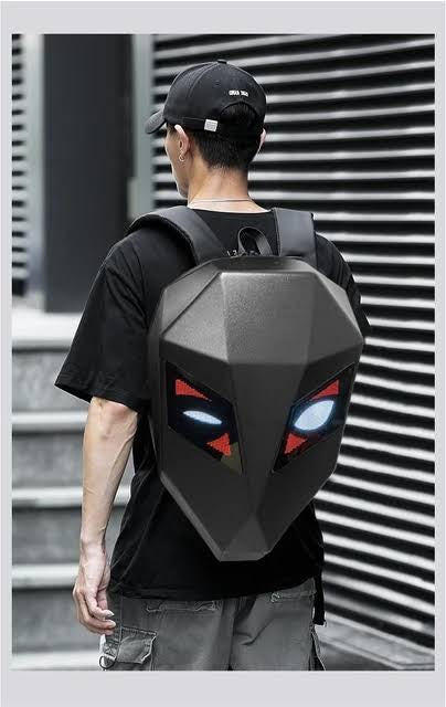 LED Smart Backpack – Customizable Pixel Display, Hard Shell, Trendy & Tech-Infused